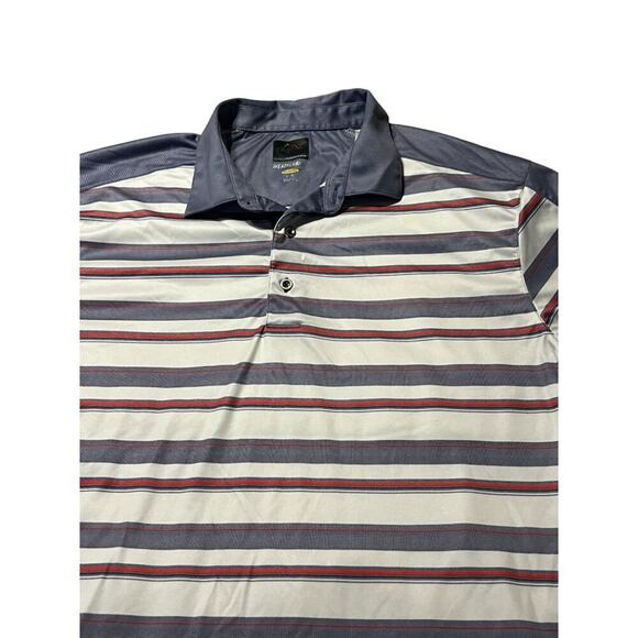Greg Norman WeatherKnit Play Dry Golf Polo Shirt Men's Size Large Moisture Wicki - Picture 6 of 8